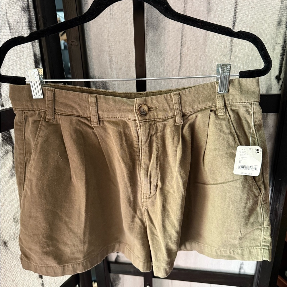 Free People Women's Olive Shorts